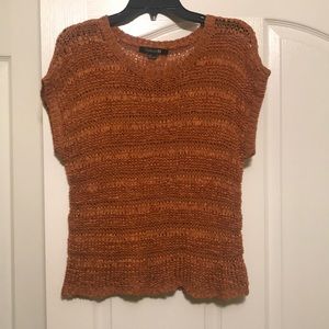 Forever 21 Rust Crocheted Sweater